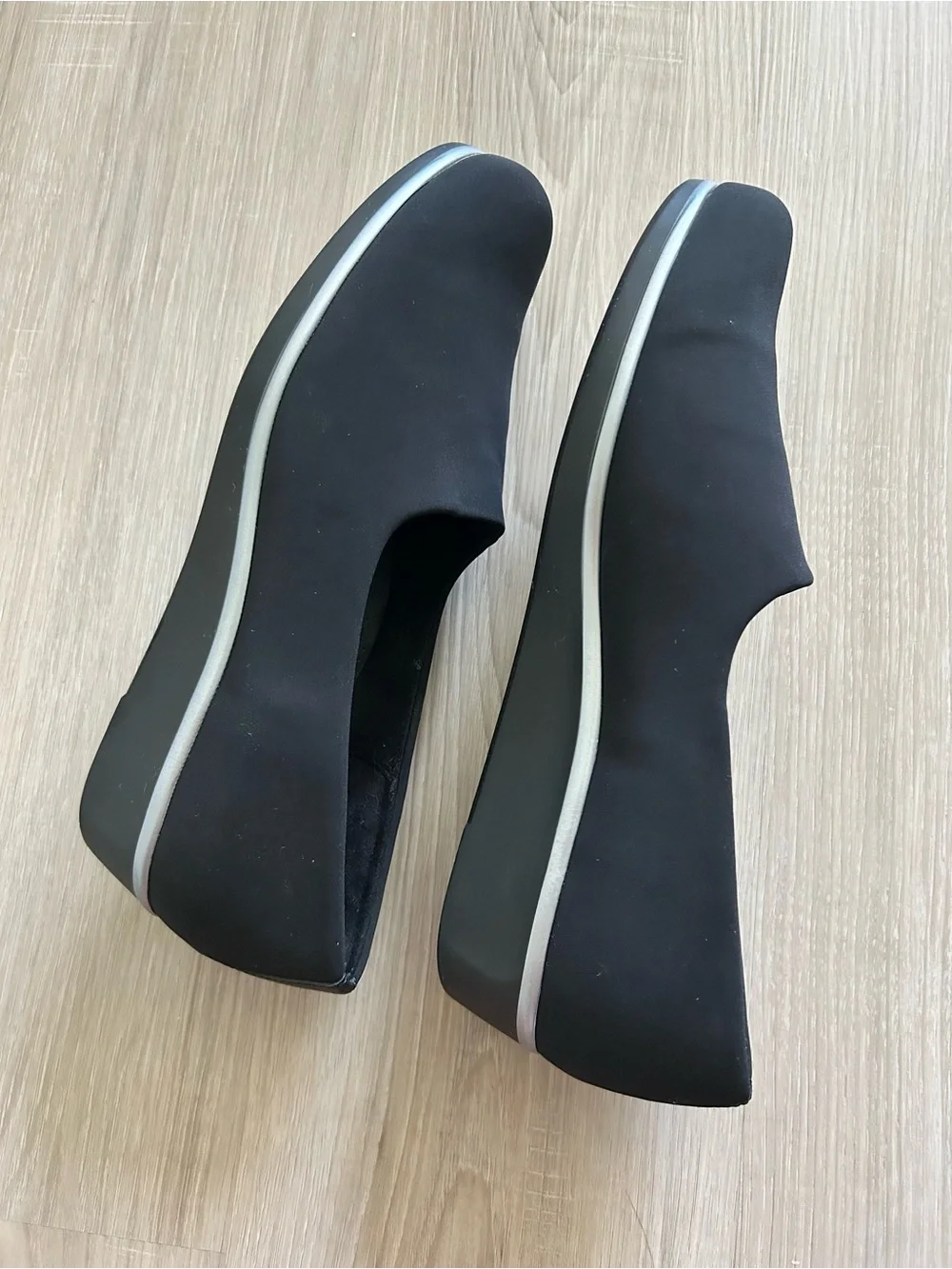 SAS Bliss Black Leather Slip On Comfort Shoes Tripad USA